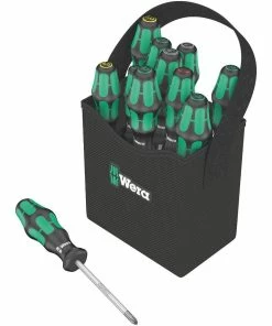 Wera 004313 Kraftform 2go 300 11 Piece Lasertip Screwdriver Set In Quiver