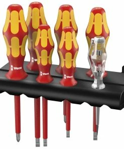 Wera 006147 Kraftform 7 Piece 1000V Insulated VDE Screwdriver Set
