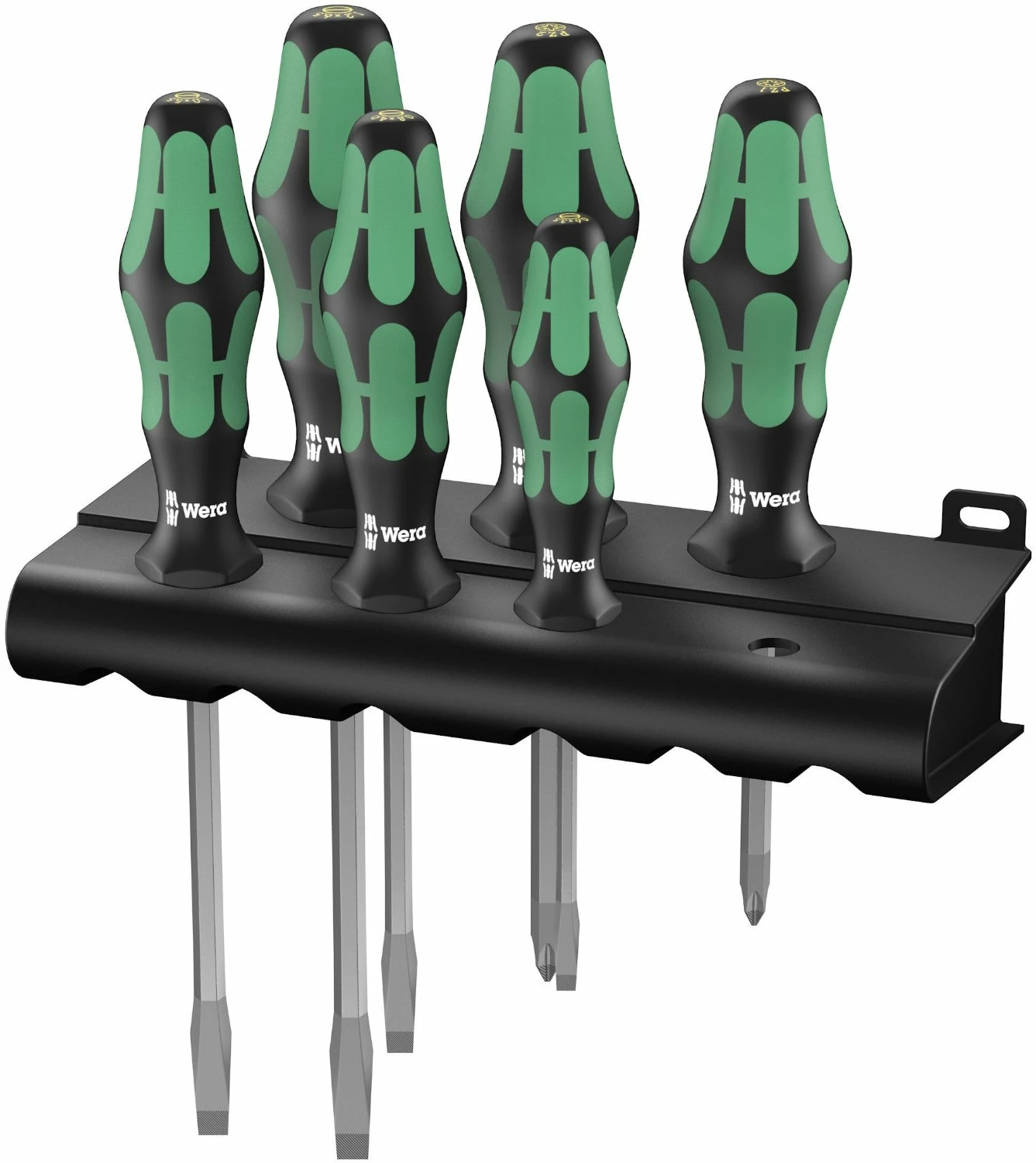Wera 007681 Kraftform Plus 6 Piece Slotted & Pozi Screwdriver Set (Hex Bolster) 5 Wera 007681 Kraftform Plus 6 Piece Slotted & Pozi Screwdriver Set (Hex Bolster) - Image 3