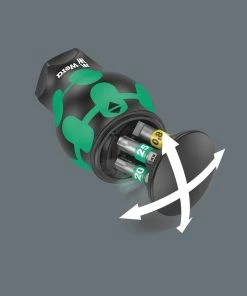 Wera 008874 6 Piece Kraftform Kompakt Stubby Magazine 2 Screwdriver Bit Set PH/PZ/SL -Screwdriver And Bits Shop 0088734 1