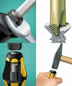 Wera 018268 932 Kraftform Hammer Thru Chiseldriver Slotted Screwdriver 9.0x150mm -Screwdriver And Bits Shop 018287 1 8