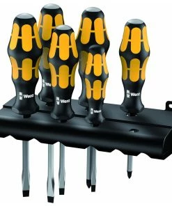 Wera 018287 Kraftform Hammer Thru Chiseldriver 6 Piece Screwdriver Set