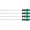 Wera 028074 Kraftform Plus 4 Piece Extra Long Torx Screwdriver Set T20-T30 -Screwdriver And Bits Shop 028074
