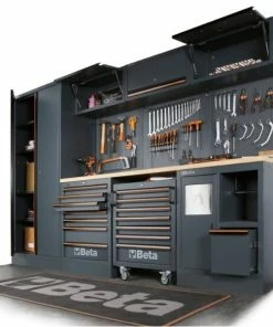 Beta C45PRO ML Fixed Two-Door Cabinet With Built-In Sink For C45PRO Workshop Equipment Combination Range -Screwdriver And Bits Shop 045000227 3 7