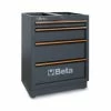 Beta C45PRO M4 4 Drawer Fixed Cabinet For C45PRO Workshop Equipment Combination Range -Screwdriver And Bits Shop 045000234