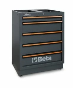 Beta C45PRO M5 5 Drawer Fixed Cabinet For C45PRO Workshop Equipment Combination Range
