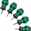Wera 008871 Stubby Set 2 Slotted &amp; Pozi 5 Piece Screwdriver Set -Screwdriver And Bits Shop 05008871001