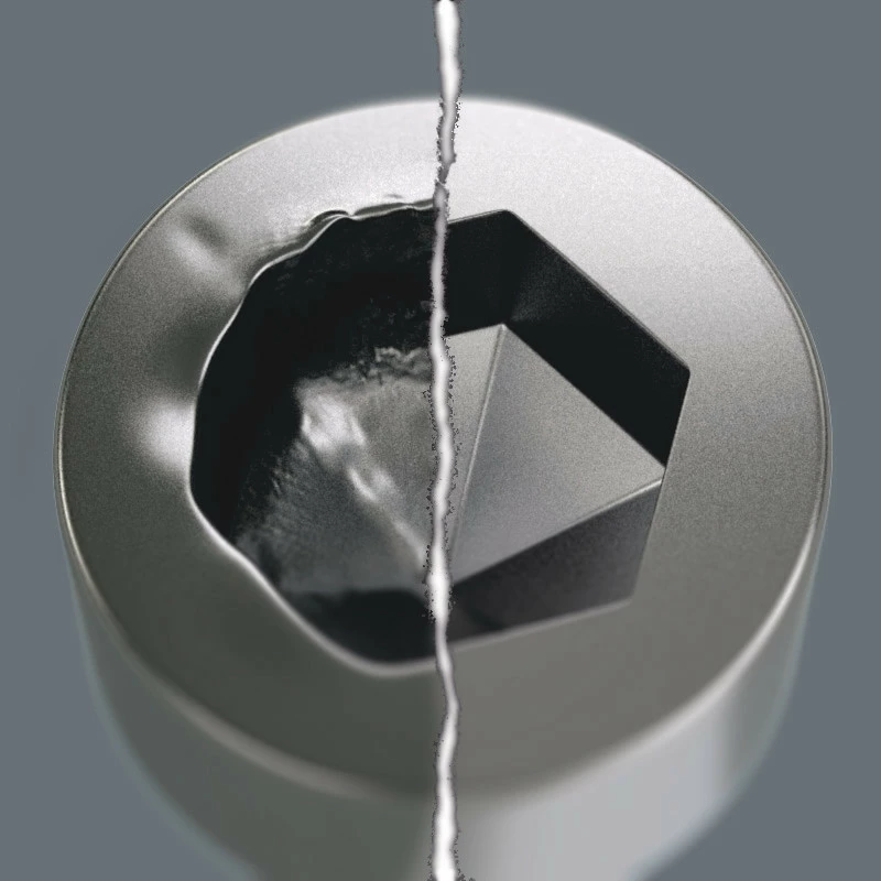 Wera 023338 454 HF T-Handle Hexagon Hex-Plus Key Driver With Holding Function - 4mm 7 Wera 023338 454 HF T-Handle Hexagon Hex-Plus Key Driver With Holding Function - 4mm - Image 5