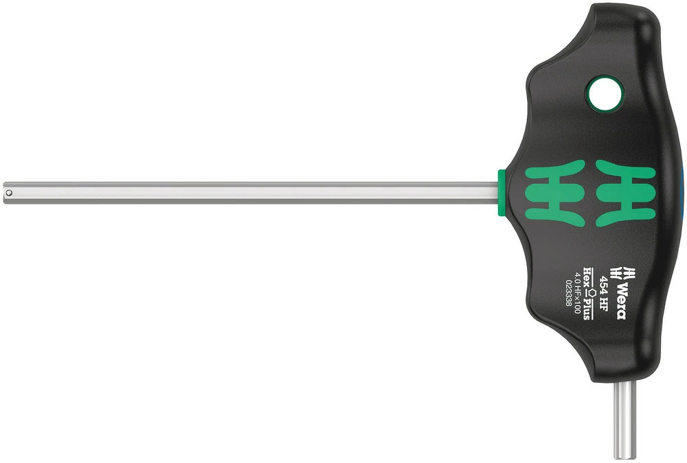 Wera 023338 454 HF T-Handle Hexagon Hex-Plus Key Driver With Holding Function - 4mm 3 Wera 023338 454 HF T-Handle Hexagon Hex-Plus Key Driver With Holding Function - 4mm