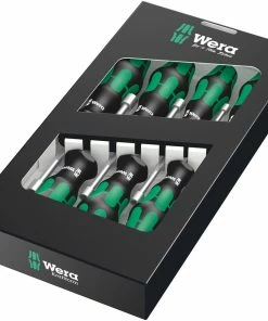 Wera 029510 7 Piece Kraftform Plus 395HO/7 SM Nut Spinner Set 5-13mm (Hollow Shaft) -Screwdriver And Bits Shop 05029510001.product01