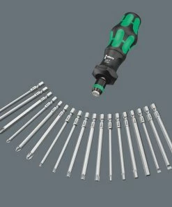Wera 057483 Kraftform Kompakt Turbo Imperial 1 19 Piece Interchangeable Screwdriver Bit Set PH/TX/HX/SL/SQ -Screwdriver And Bits Shop 05057482001.tipp05 1