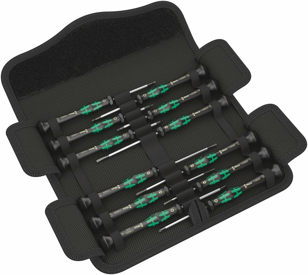 Wera 073675 12 Piece Kraftform Micro Precision Screwdriver Set 3 Wera 073675 12 Piece Kraftform Micro Precision Screwdriver Set