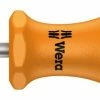 Wera 117681 368 Kraftform Screwdriver For Square Robertson Screws Size: #0 X 60mm -Screwdriver And Bits Shop 05117681001 1