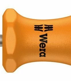 Wera 117681 368 Kraftform Screwdriver For Square Robertson Screws Size: #0 X 60mm