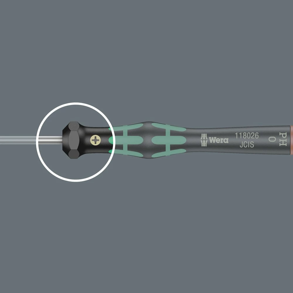 Wera 118022 Kraftform 2050 Micro Phillips Screwdriver PH0 6 Wera 118022 Kraftform 2050 Micro Phillips Screwdriver PH0 - Image 4