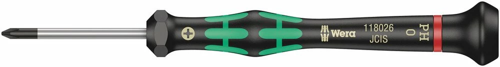 Wera 118023 Kraftform 2050 Micro Phillips Screwdriver PH1 3 Wera 118023 Kraftform 2050 Micro Phillips Screwdriver PH1