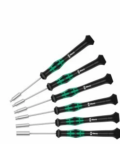 Wera 118158 Kraftform Micro 6 Piece Nut Spinner / Driver Set 2-5mm -Screwdriver And Bits Shop 05118158001.product01