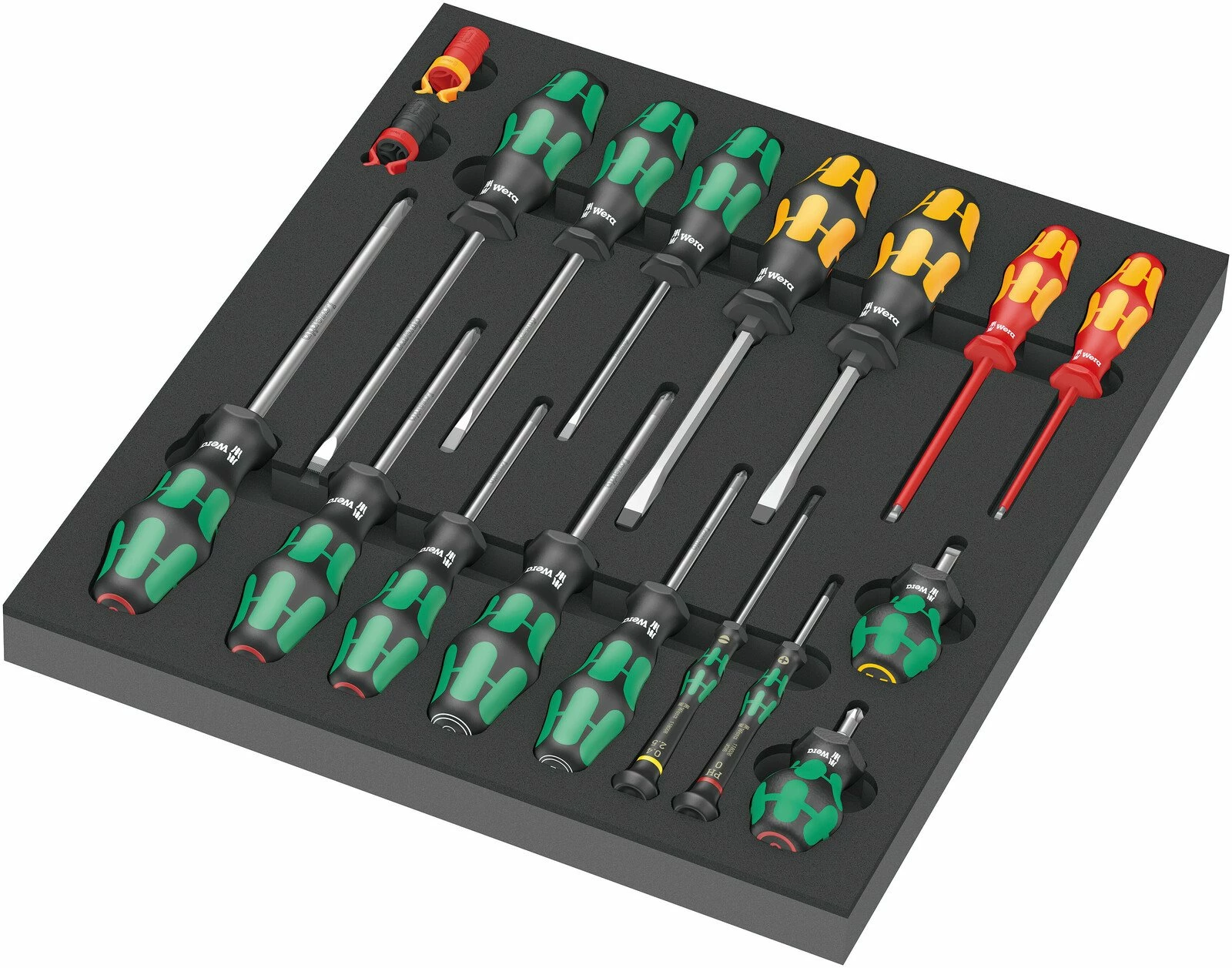 Wera 150101 (9710) Kraftform 18 Piece Complete Screwdriver Set 1 Foam Module Set 3 Wera 150101 (9710) Kraftform 18 Piece Complete Screwdriver Set 1 Foam Module Set