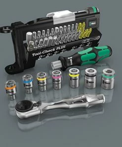 Wera 056491 1/4″ Drive Tool Check Plus Imperial Socket & Screwdriver Bit Set AF 7 Wera 056491 1/4″ Drive Tool Check Plus Imperial Socket & Screwdriver Bit Set AF -Screwdriver And Bits Shop 056491