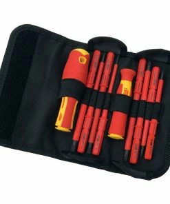 Draper 05721 XP1000 10 Piece VDE Insulated Interchangeable Blade Screwdriver Set PZ/PH/SL