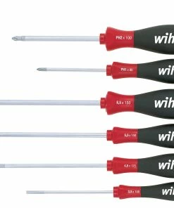 Wiha 07153 6 Piece SoftFinish® Slot &amp; Pozi Screwdriver Set