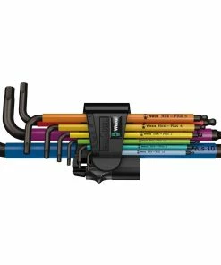 Wera 073593 9 Piece Multi Colour Ball End Hexagon Key Set 1.5-10mm