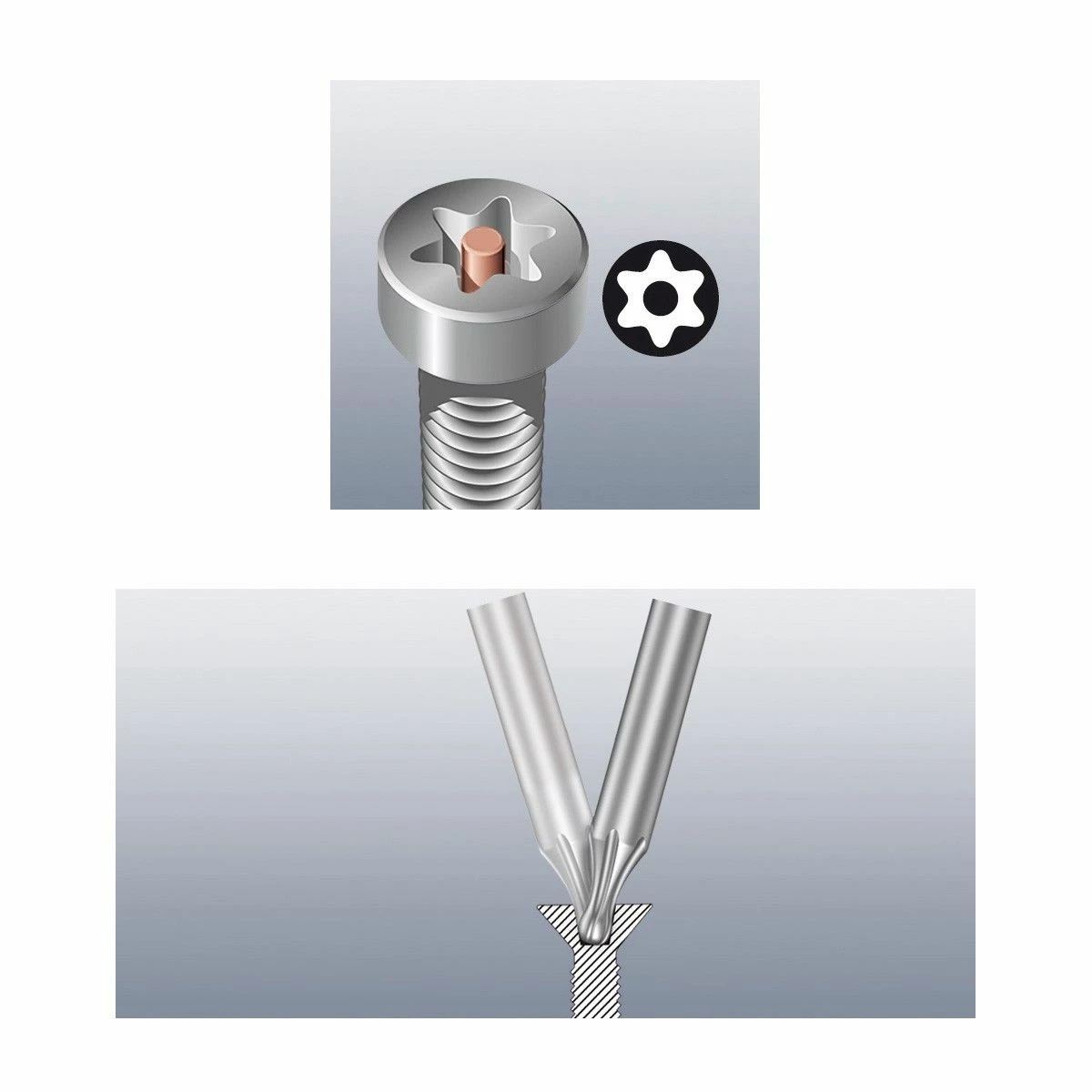 Wera 073599 9 Piece Multi Colour Ball End Security Torx Key Set T8-T40 4 Wera 073599 9 Piece Multi Colour Ball End Security Torx Key Set T8-T40 - Image 2