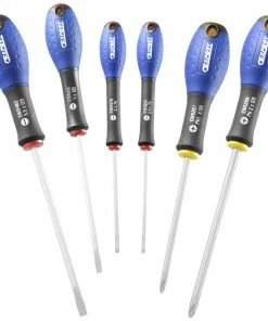 Expert By Facom E160902 6 Piece Screwdriver Set - Flared Slotted/Phillips