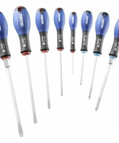 Expert By Facom E160906 8 Piece Slotted &amp; Pozi Screwdriver Set