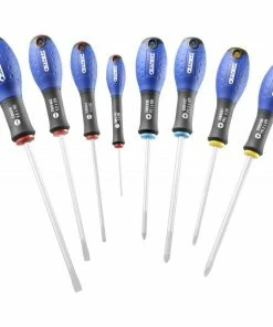 Expert By Facom E160907 8 Piece Screwdriver Set - Slotted/Pozi/Phillips