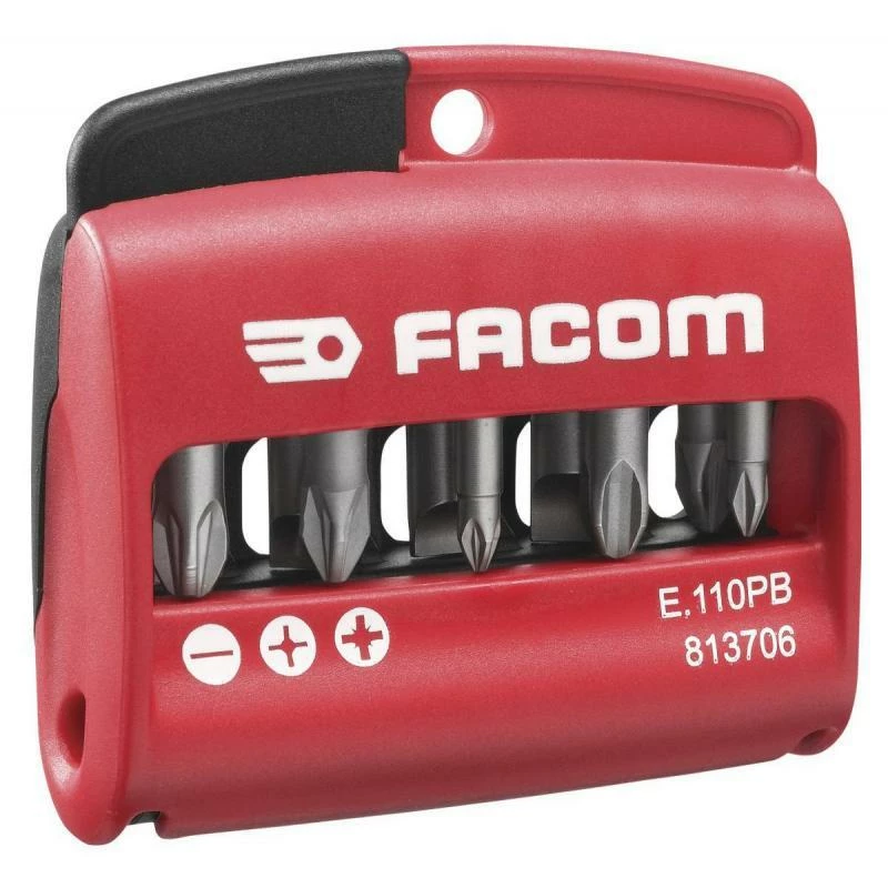FACOM E.110 11 Pce. HIGH PERFORMANCE MIXED SCREWDRIVER BIT SET 3 FACOM E.110 11 Pce. HIGH PERFORMANCE MIXED SCREWDRIVER BIT SET