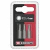 Facom EH104.J3 3 Pce. 1/4" Dr. 25mm Metric Hexagon Socket Hexagon Bits - 4mm -Screwdriver And Bits Shop 103011