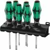 Wera 105622 Kraftform Plus 6 Piece Lasertip Screwdriver Set Pozi Slotted Philips 2 Wera 105622 Kraftform Plus 6 Piece Lasertip Screwdriver Set Pozi Slotted Philips -Screwdriver And Bits Shop 105622 1