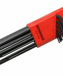 Bondhus Tools Bondhus (USA) BLX9M 9 Piece Long Ball Ended Metric Hexagon Key Set 1.5-10mm