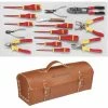 Facom 2180.SE Electricians 15 Piece Tool Set With Leather Bag -Screwdriver And Bits Shop 114748