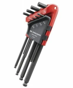 Facom 83SH.JP8AU 8 Piece Long Ball-End Hexagon Key Set - AF