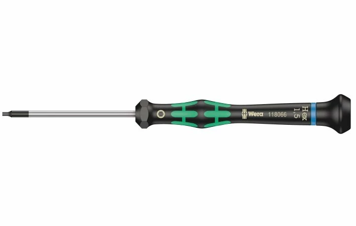 Wera 118066 Kraftform 2054 Micro Hexagon Screwdriver 1.5mm 3 Wera 118066 Kraftform 2054 Micro Hexagon Screwdriver 1.5mm