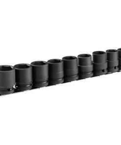 Facom NS.J9 1/2" Drive Impact Socket Set On A Rail 13 - 24mm.