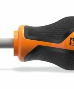 Beta Tools Beta 1260N Grip Stubby Slotted Screwdriver 6.5 X 30mm