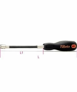 Beta Tools Beta 943FL Flexible Hexagon Nut Spinner Driver 10mm