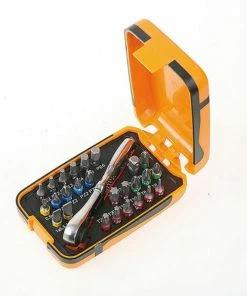 Beta 860/C27 1/4" 25 Piece Bit Set With Mini Reversible Ratchet SL PZ TX PH Hex