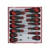 Teng TTD914N 14 Piece Screwdriver Set Slot/Pozi/Phillips In Tool Box Tray -Screwdriver And Bits Shop 130482