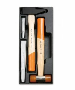 Beta Tools Beta T233 4 Piece Hammer And Chisel Set In Plastic Module Tray