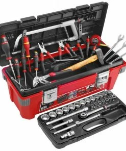 Facom 2026.M100A 59 Pce. Mechanical Tool Set With Plastic Tool Box