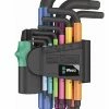 Wera 133164 9 Piece Stubby Multicolour Hex-Plus Ball-Ended Hexagon Key Set 1.5-10mm -Screwdriver And Bits Shop 133164
