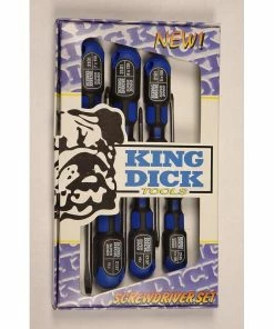 King Dick Tools King Dick 26602 6 Piece Screwdriver Set Slotted &amp; Pozi
