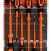 Bahco 620-6 6 Piece VDE Insulated Screwdriver Set Slotted &amp; Phillips -Screwdriver And Bits Shop 146309057 scaled 1