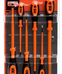 Bahco 620-6 6 Piece VDE Insulated Screwdriver Set Slotted &amp; Phillips