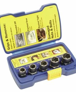 Irwin 10504634 Bolt-Grip Fastener Remover Set For Damaged/Rounded Nuts -Screwdriver And Bits Shop 146312075