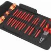 Wera 136027 17 Piece VDE Kraftform Kompakt Screwdriver Set &amp; Knipex Multi Plier Set -Screwdriver And Bits Shop 146318930